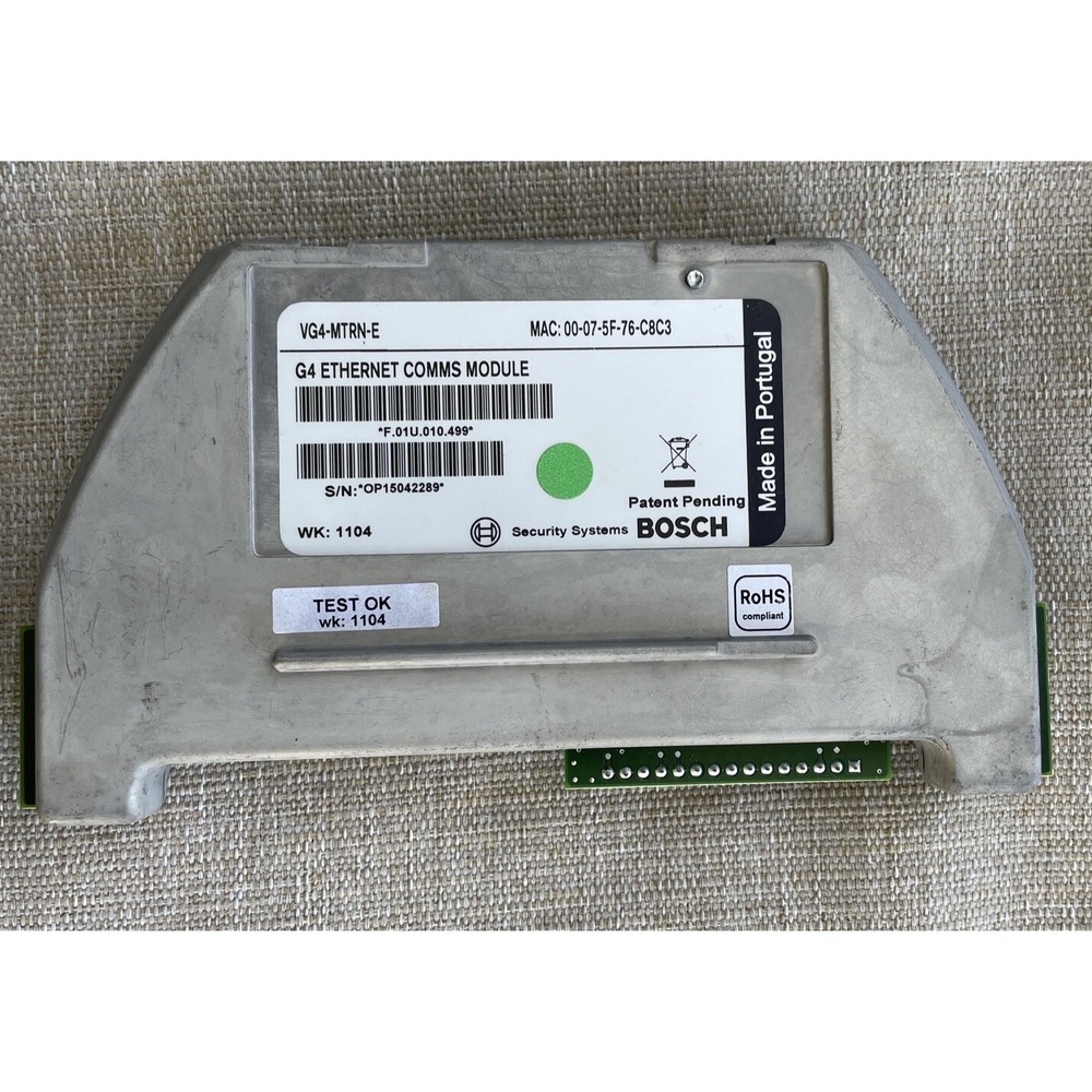 BOSCH Security Systems VG4-MTRN-E 1314 AUTODOME G4 FIXED COMMS MODULE
